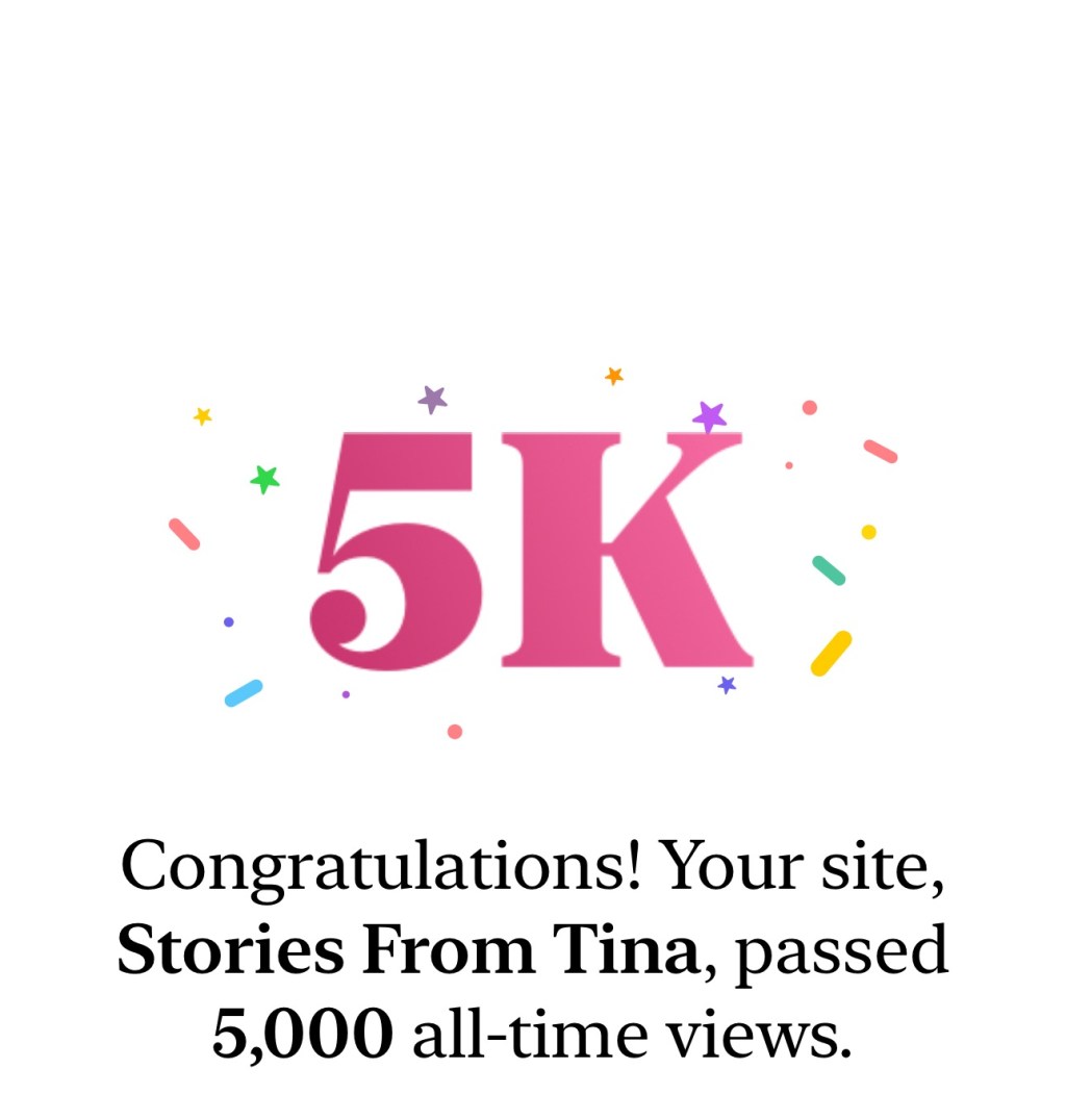 Thank You for 5,000 Views! Let’s Keep the Stories from Tina Community&nbsp;Growing